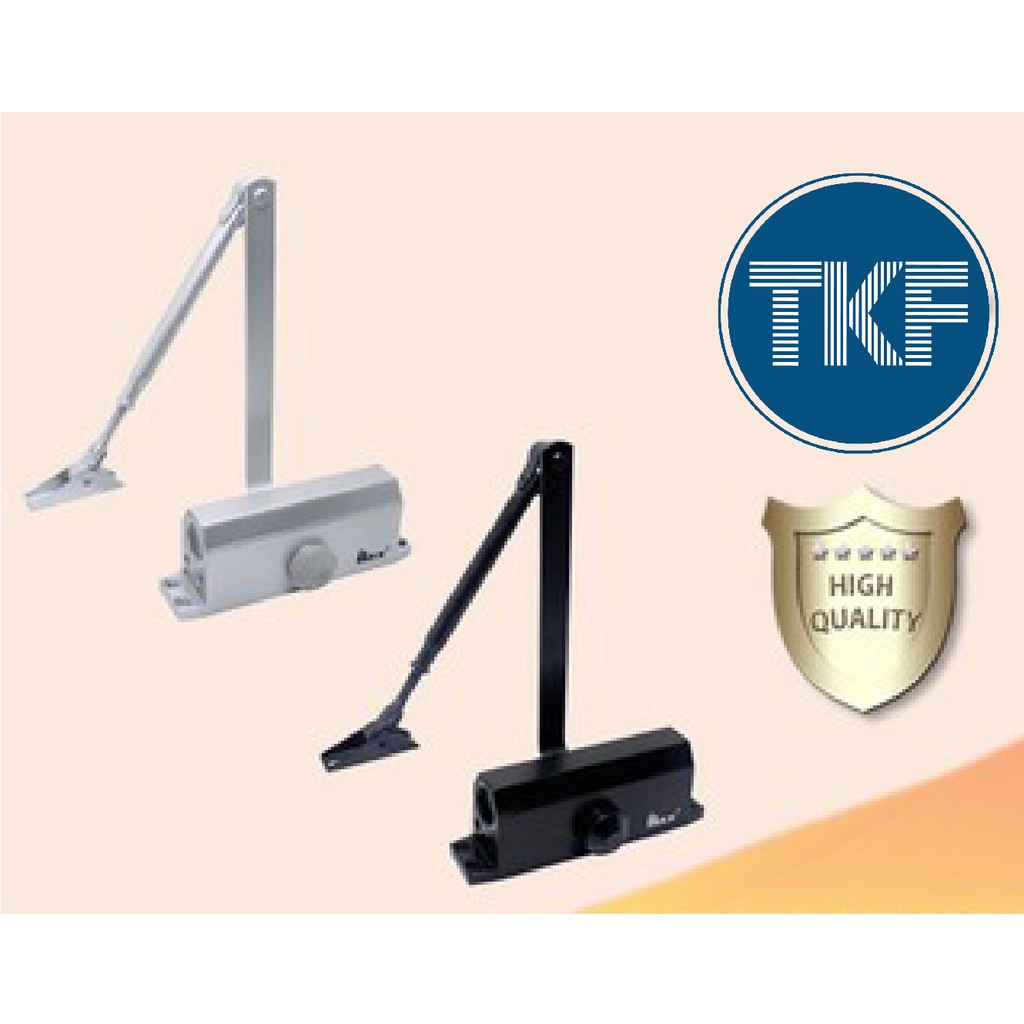 Premium Aluminum Door Closer Automatic Adjustable Closers Hydraulic