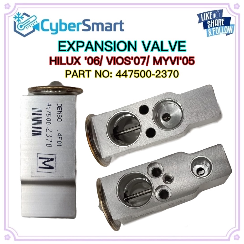 EXPANSION VALVE TOYOTA HILUX VIGO '2006/ VIOS '07/ MYVI '05/ DENSO ...