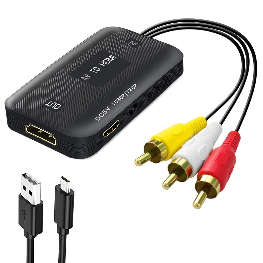 LLOYD AV to HDMI Converter Support 1080P HD Link Cable 1080P Converter Audio Cable RCA Female Male RCA to HDMI Cable HDMI Converter Shopee Singapore