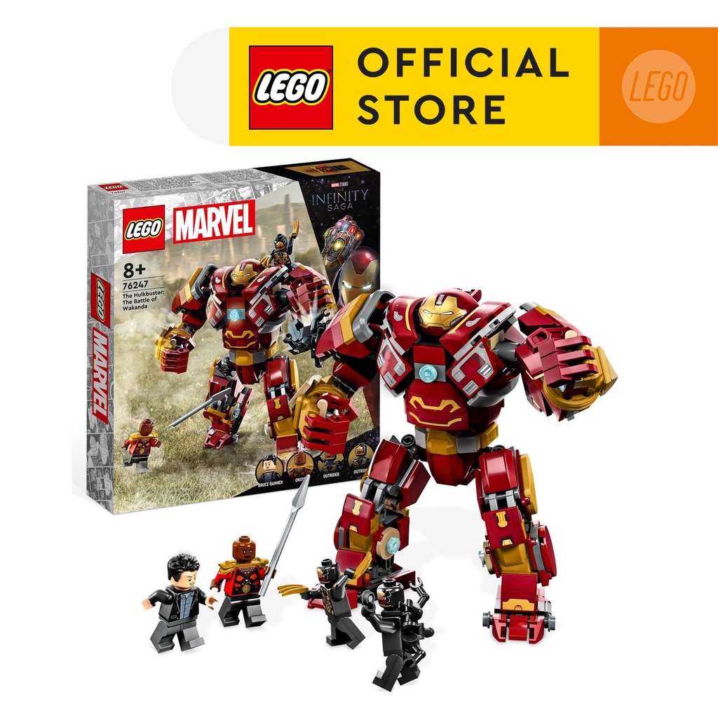 LEGO Marvel 76247 The Hulkbuster The Battle of Wakanda Building Toy