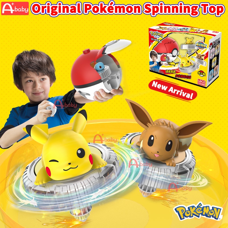 A+baby] Pokemon Spinning Tops Toy（Beyblade/Gyro/Gyroscope）With