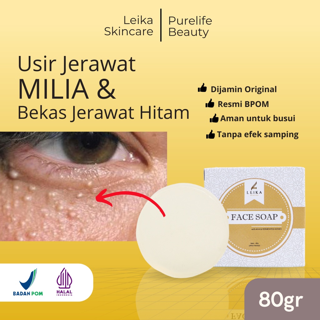 MATA The Most Powerful milia Remover, Powerful Facial milia soap, bpom