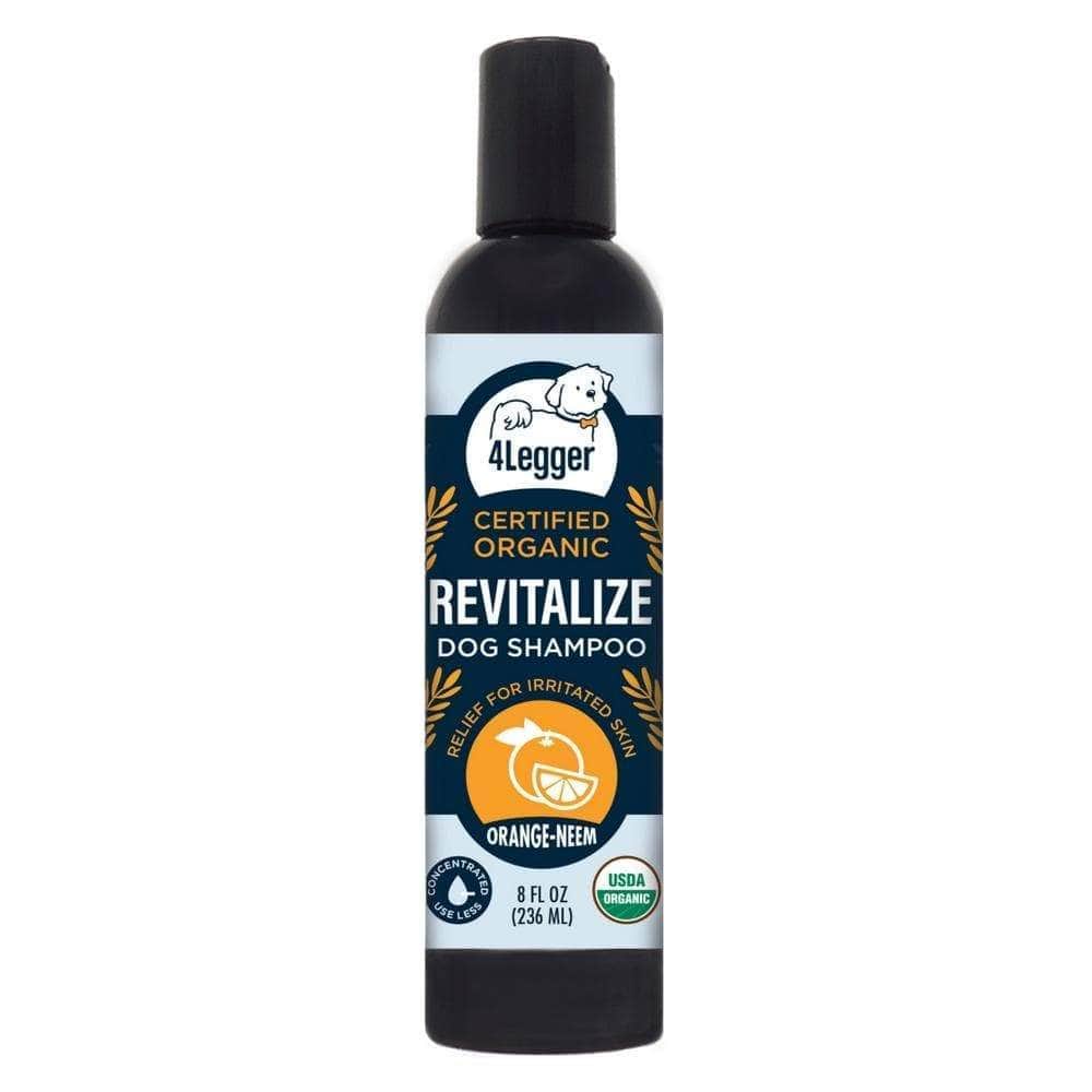 4Legger Organic Shampoo - Revitalize, Neem (16oz) | Anti-Flea & Tick ...