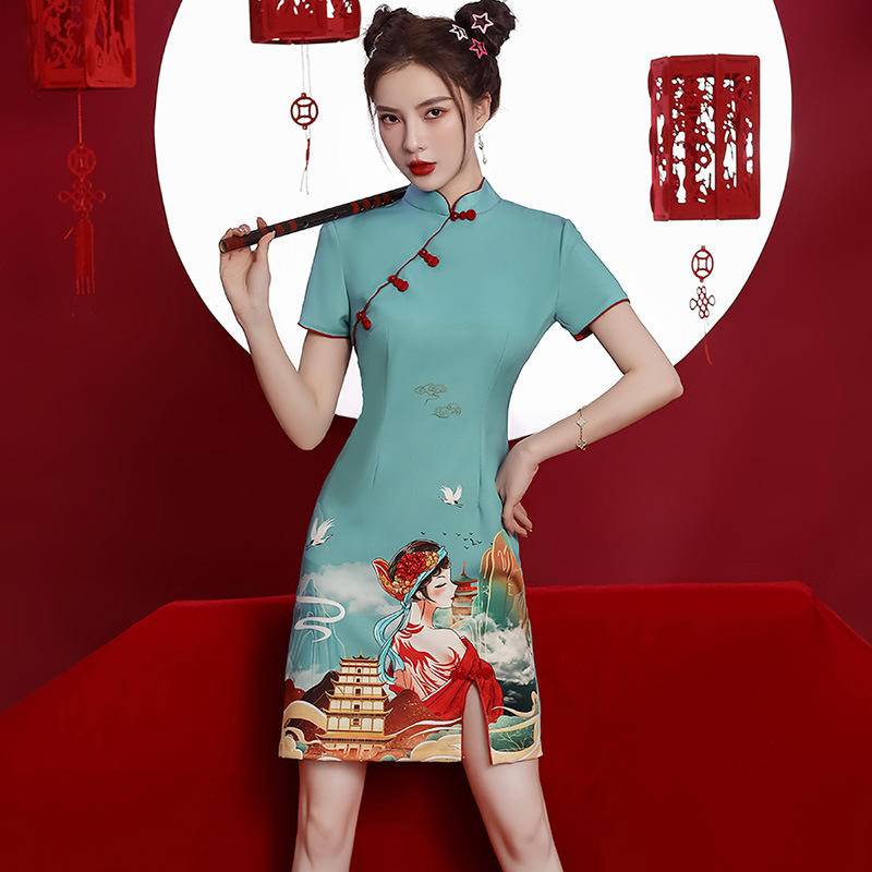 Chinese deals cheongsam dress