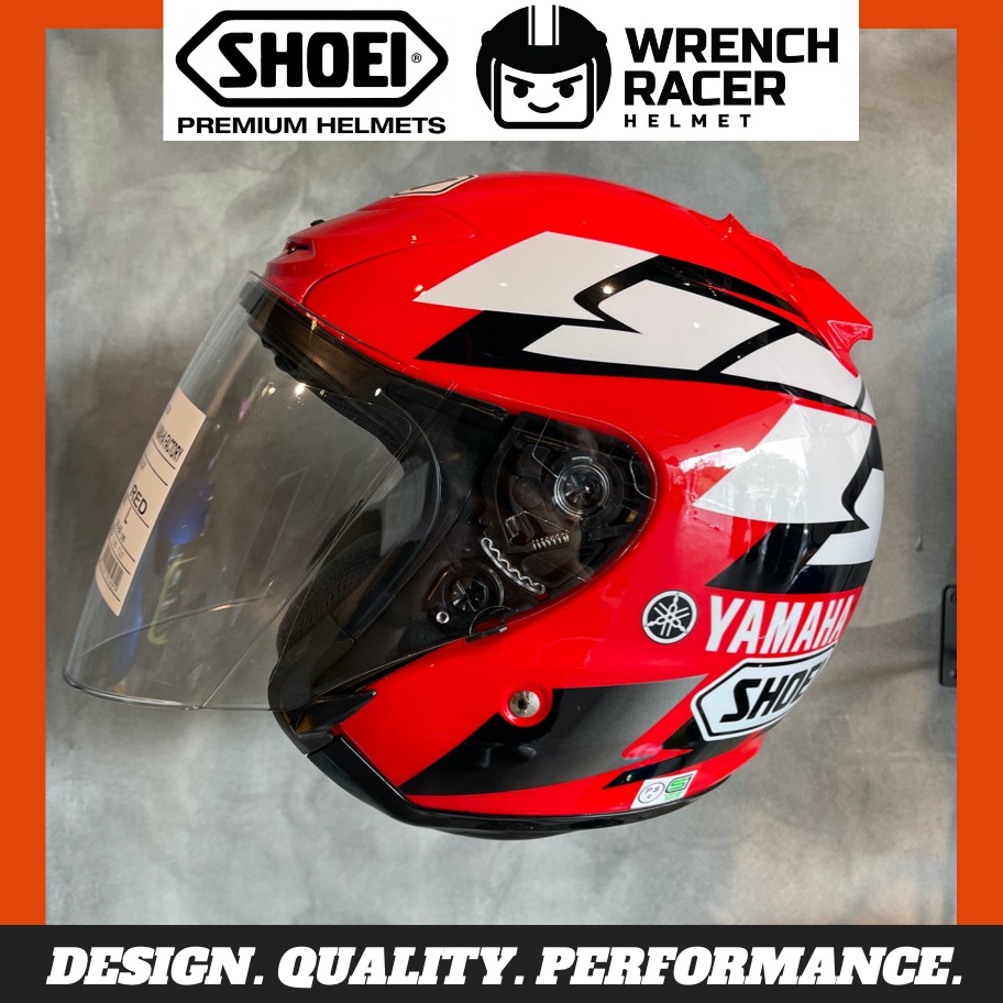 Red Yamaha Original Helmet Helmet SHOEI JFORCE JF2 Factory Yamaha