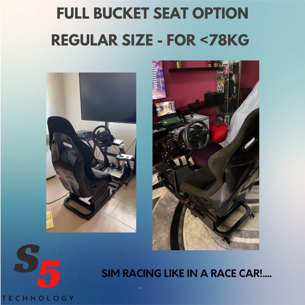 S5 Supra Racing Simulator Wheelstand with seat for G27 G29 T300RS ...