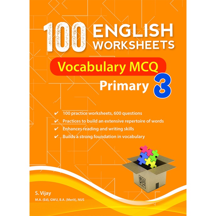 100 English Worksheets Primary 3 – Vocabulary MCQ | Latest MOE Syllabus ...