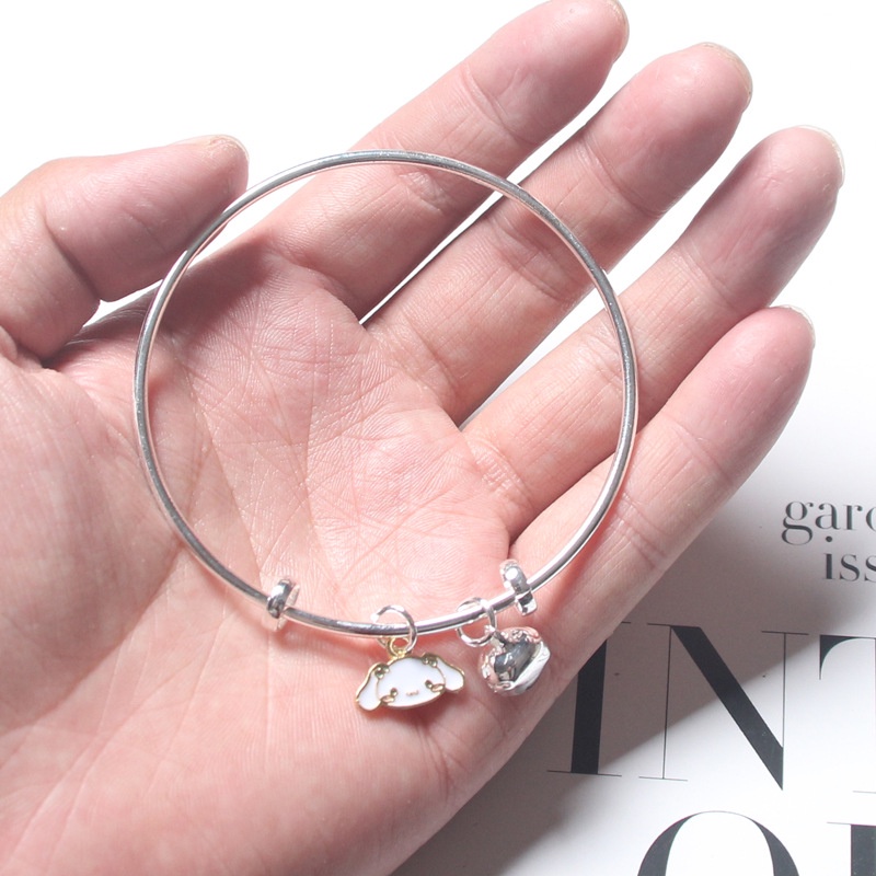 3 Sanrio Bracelet Cute Cartoon Jade Poodle Melody Kuromi Student Birthday Gift Female Jewelry