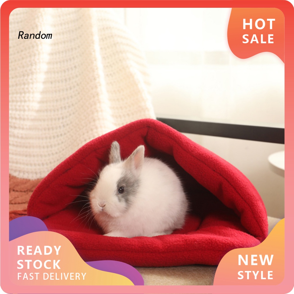 RAN Fleece Rabbits Bed for Gerbil Guinea Pigs Cushion House Nonshrink