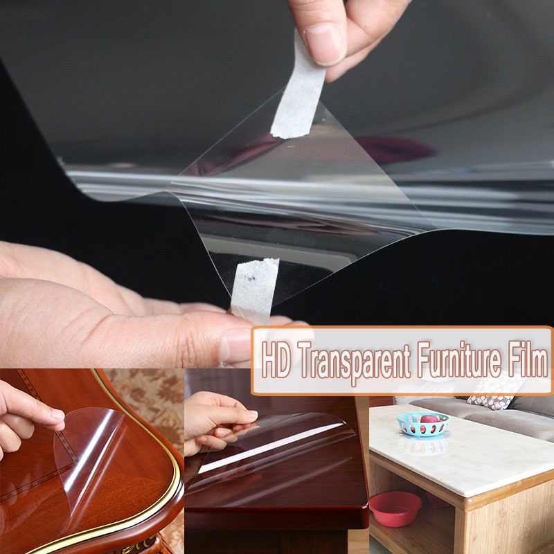 【Length 300cm】Self-adhesive Transparent Furniture Protective Film For ...