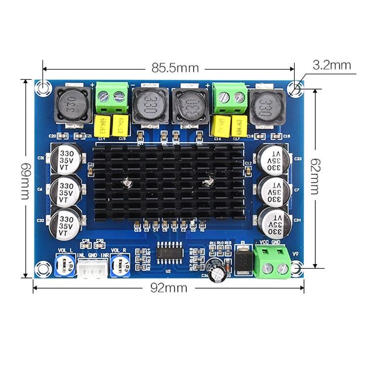 Product(e15z)man) M139 M543 Kit Power Amplifier Class D DIGITAL AUDIO
