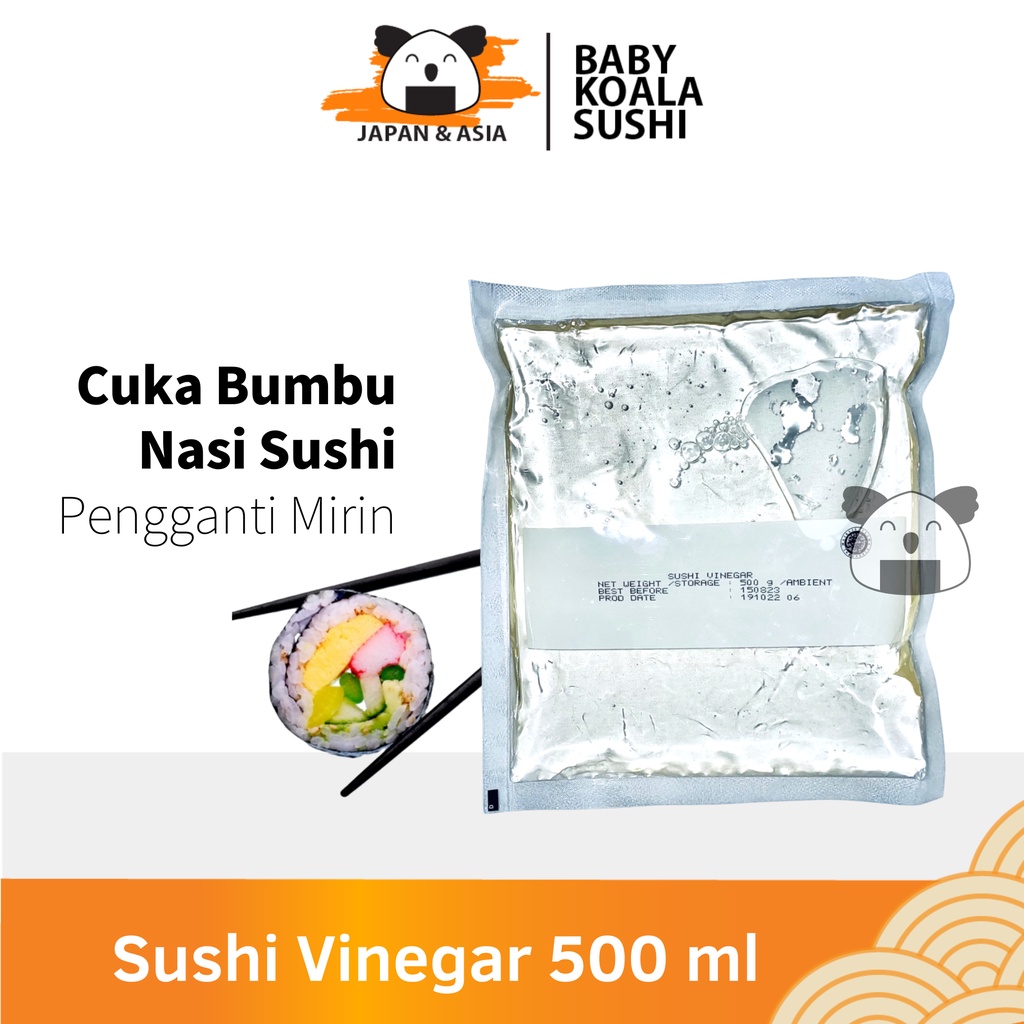 (EXP 09/2023) Sushi VINEGAR Sushi Rice VINEGAR 500g Halal Seasoning