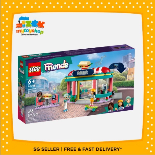 LEGO 41728 Friends Heartlake Downtown Diner | Shopee Singapore