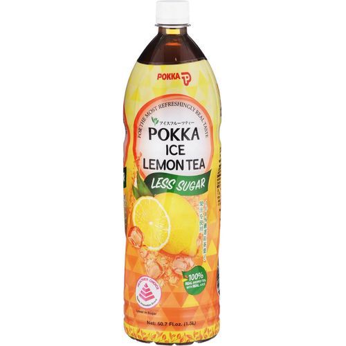 Pokka Bottle Drink Ice Lemon Tea Less Sugar 500ml Shopee Singapore