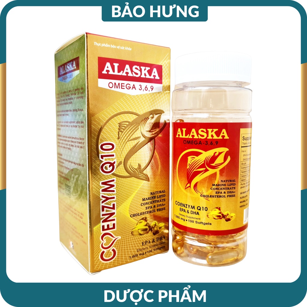 Alaska Omega 369 Fish Oil (DHA And EPA), Coenzym Q10 Improves