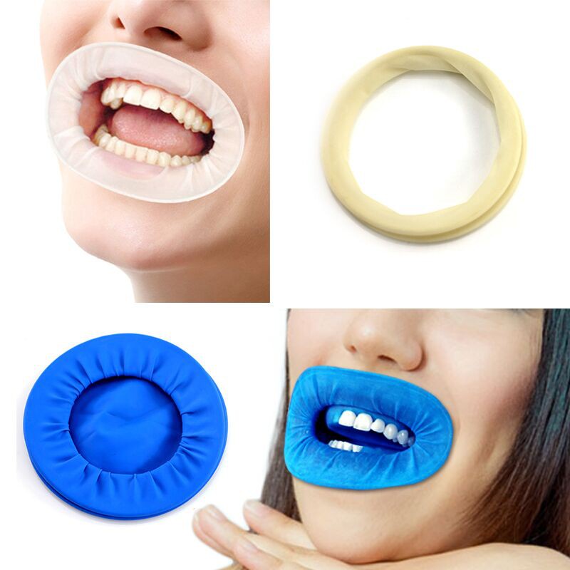 Dental Disposable Rubber Sterile Mouth Opener Cheek Expanders Retractor Rubber Dam Mouth Opener 