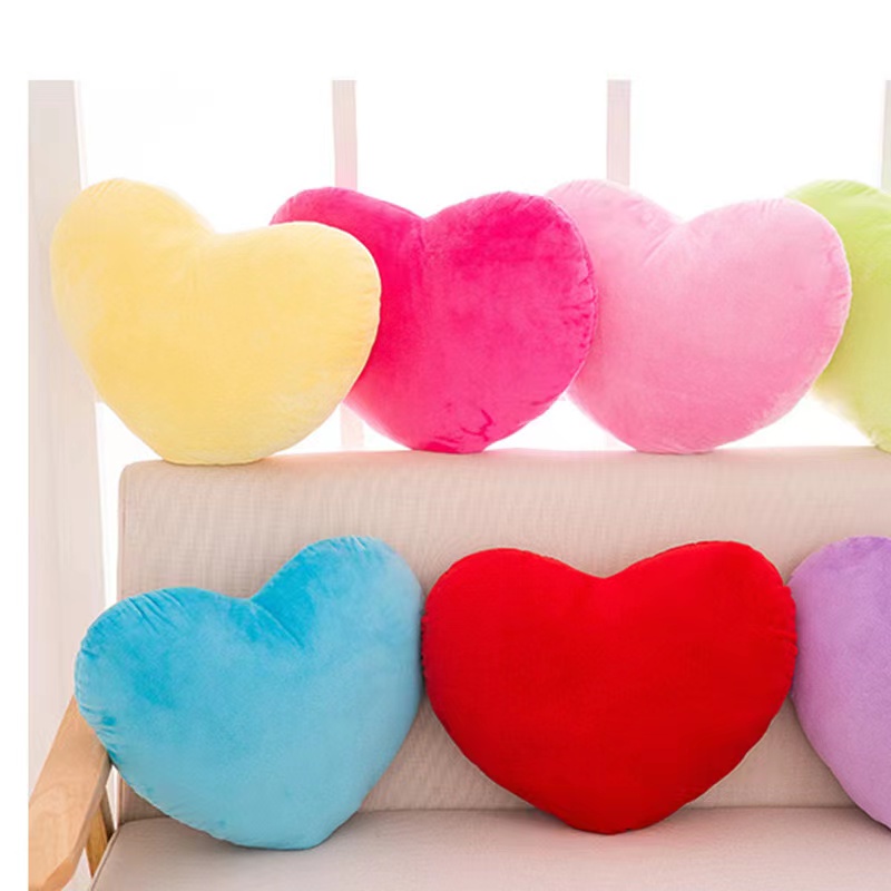 Coisini Love Pillow Plush Toy Cushion Valentine s Day Gift Couple Wedding Heart shaped Gift Home Decoration