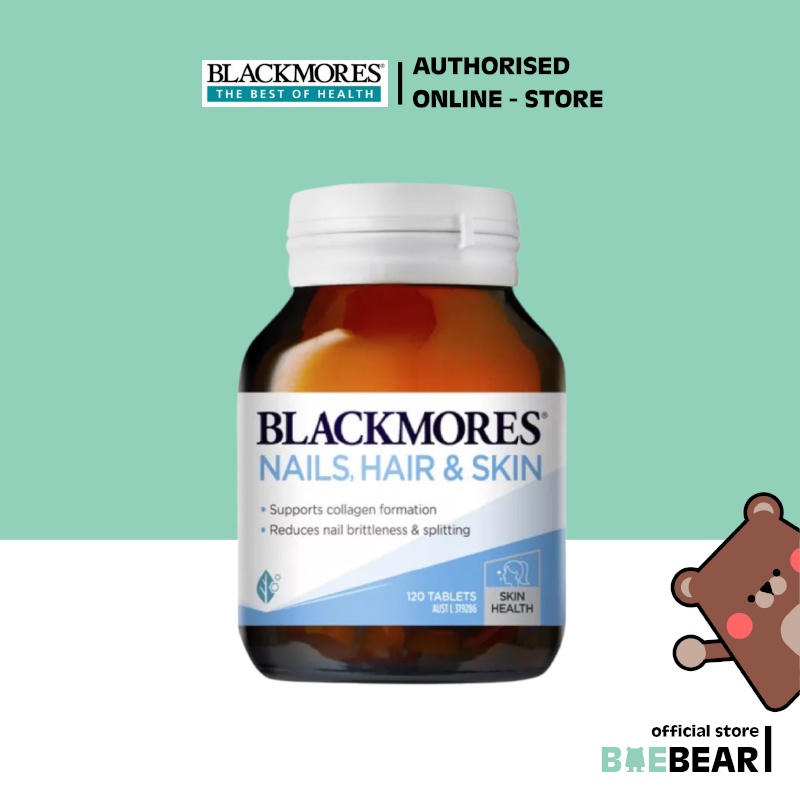 (Brand Authorised) Blackmores Nails Hair and Skin 60 | 120 Tablets [BaeBear.sg]