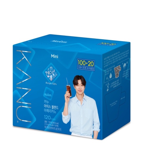 Maxim Kanu Ice Mini Americano 100T Coffee set / Gift / Cute Stainless ...