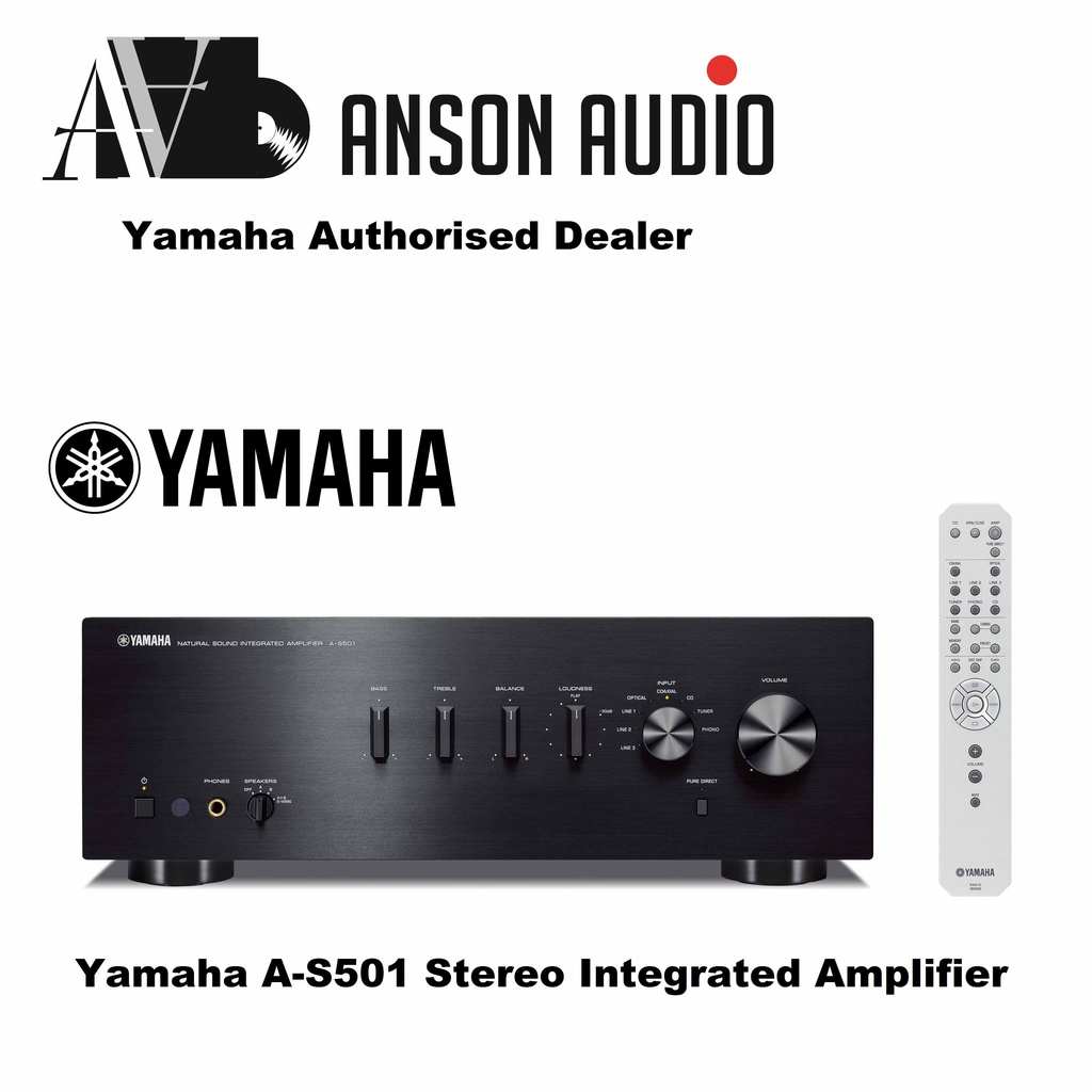 Yamaha AS501 Stereo Integrated Amplifier Shopee Singapore