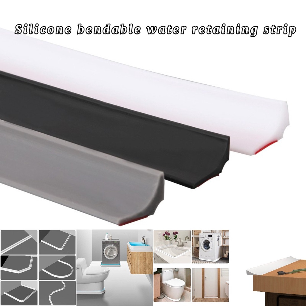 PNL Shower Dam Barrier Water Stopper SelfAdhesive Water Strip Flood