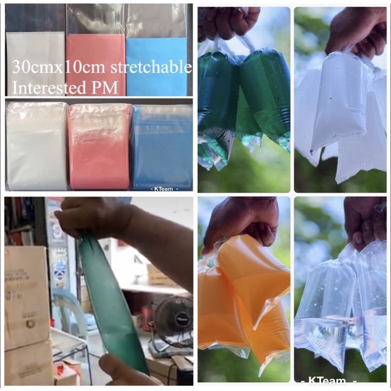 KTeam Betta fish packing 500 gram White fish plastic bag packing