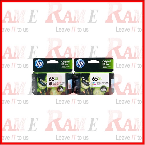 [original] Hp 65 65xl Black Tri Color Ink Cartridge Shopee Singapore