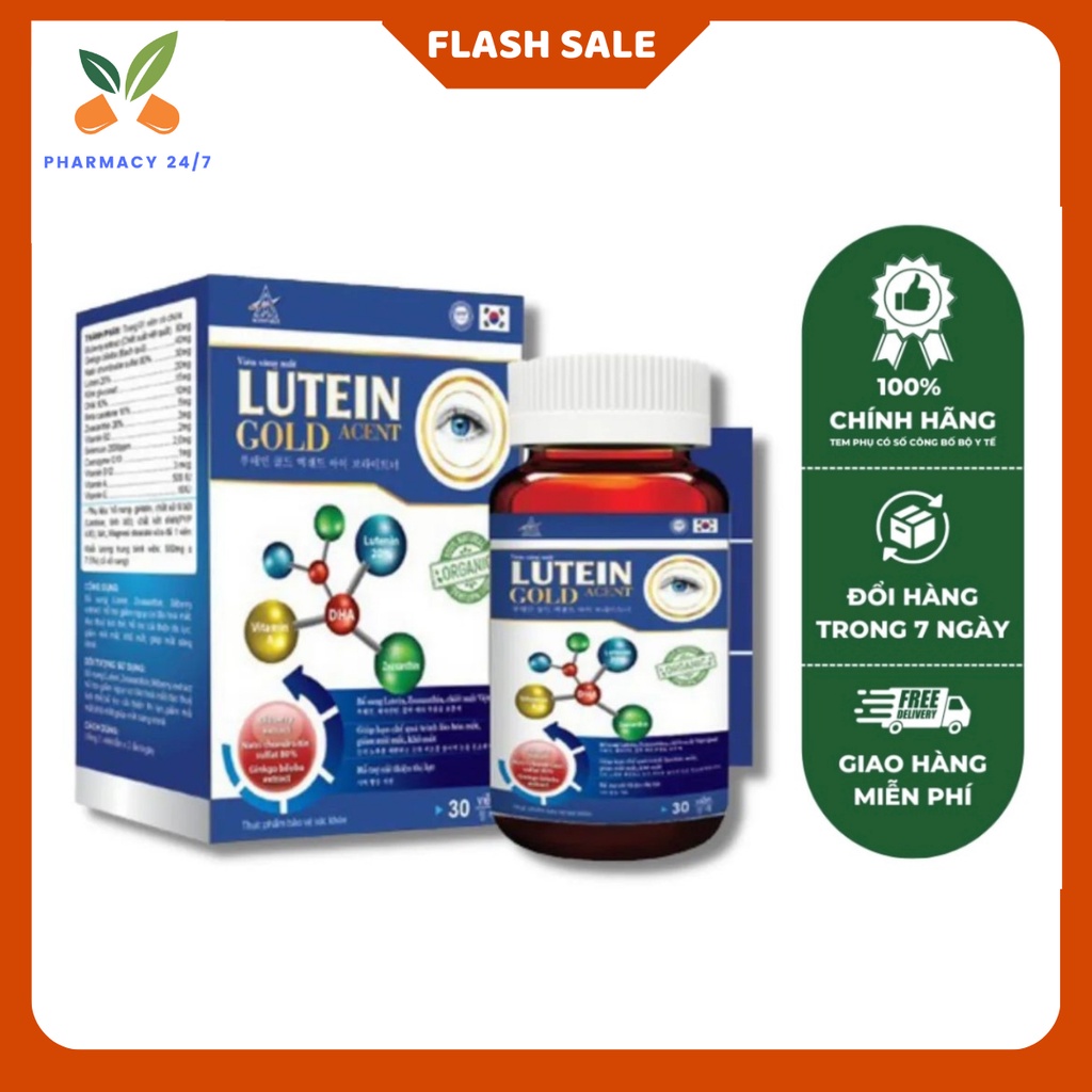 Lutein Gold AcentGermany Brightening Eye Tablets Support Brightening