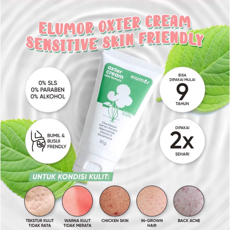 ELUMOR OXTER CREAM NEW FORMULA - ARMPIT LIGHTENING CREAM - NATURAL BODY ...