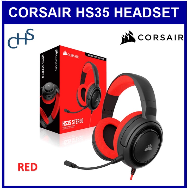 Corsair HS35 Stereo Gaming Noise Cancelling Headset CS CA 9011198