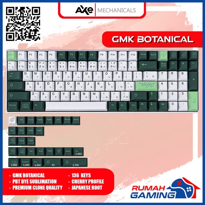 Keycap - KEYCAPS - CHERRY - GMK BOTANICAL - PBT - DYE SUB | Shopee ...