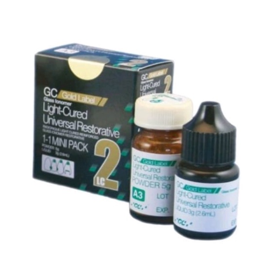 GC fuji 2 LC GIC fuji 2 light cure RMGIC RM-GIC RM GIC light cured fuji ...