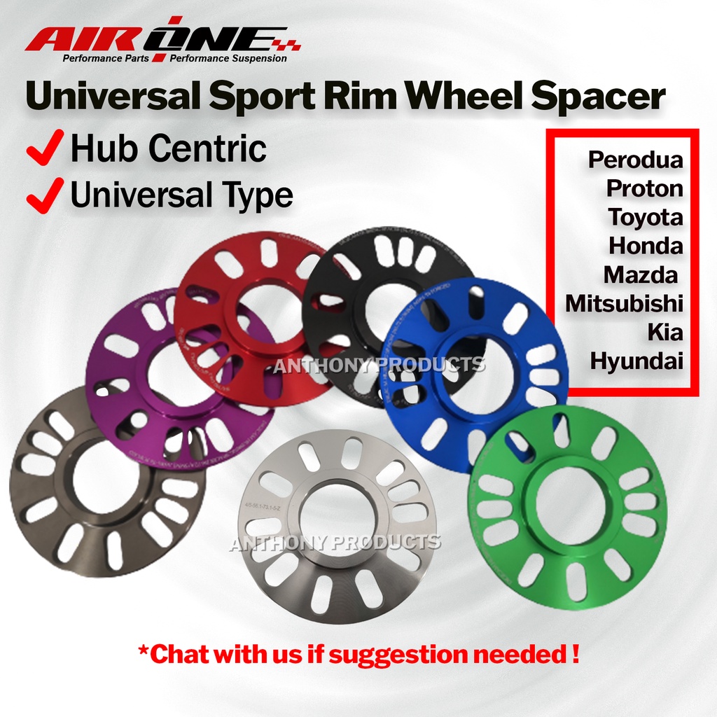 AIRONE Automotive Wheel Spacer Adapter Hub Centric Flange Convert to OD