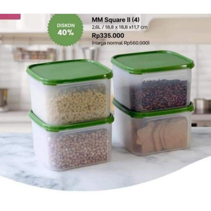 tupperware mm square (1 pcs) | Shopee Singapore