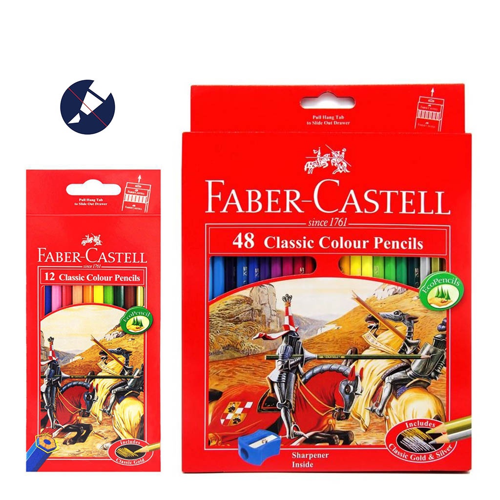 FABER CASTELL Click X7 Ballpoint Pen - Mix 0.7mm (4pcs)