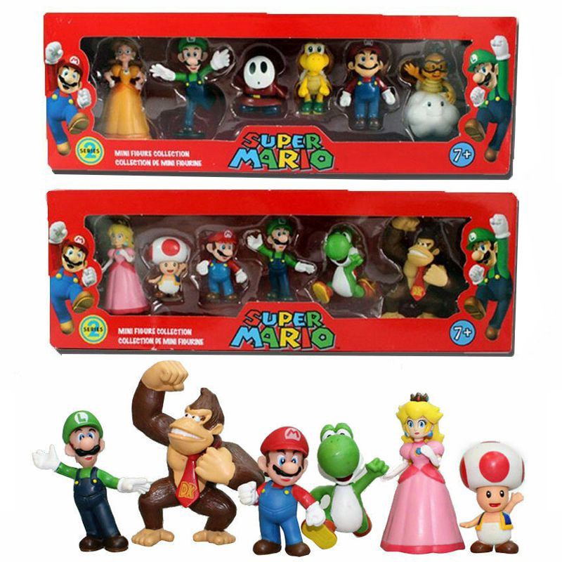 Funko Pop Super Mario Brothers Yoshi & Mario Bros Super Mary Super Series  Action Figure Toys 1011 1012 1013 1014 1015 1016 1017 1018