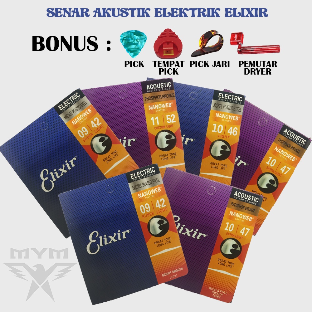 Electric elixir Guitar Strings Shopee Singapore