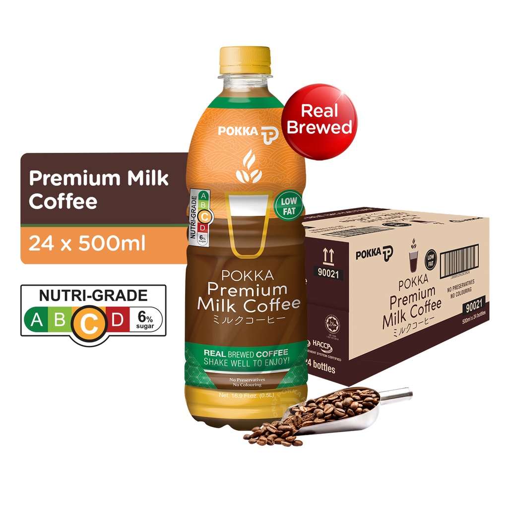 Pokka Premium Milk Coffee 500Ml Carton Shopee Singapore