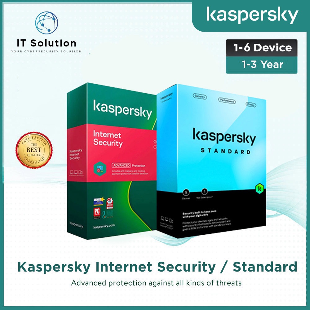 Genuine Kaspersky Security Antivirus Kaspersky Standard Latest Version Shopee