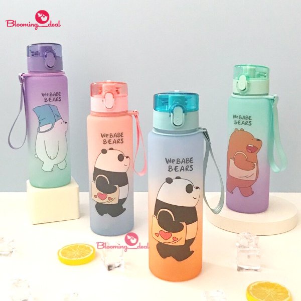 We Babe Bears Gradation 800ml Sport Drink Bottle (HX590) | Shopee Singapore