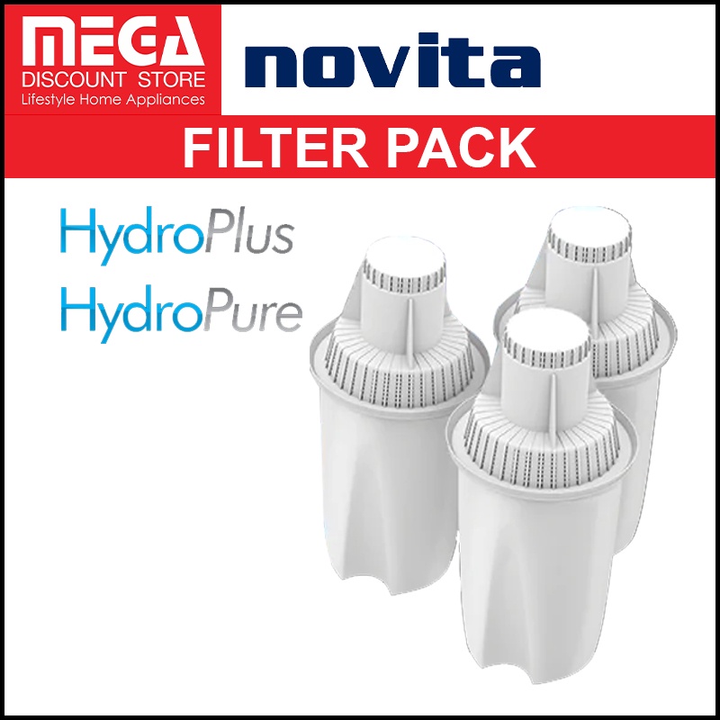 NOVITA NP110/NP120/NP3290/NP2290/NP1190 3PCS REPLACEMENT FILTER PACK