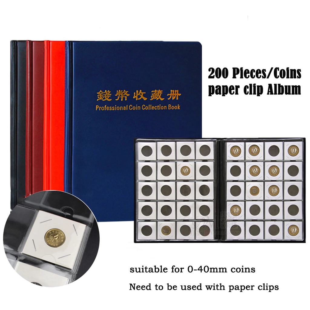 (Remember Claim FREE Shipping) (Black/Red) PCCB 明泰 200 Pieces Coins