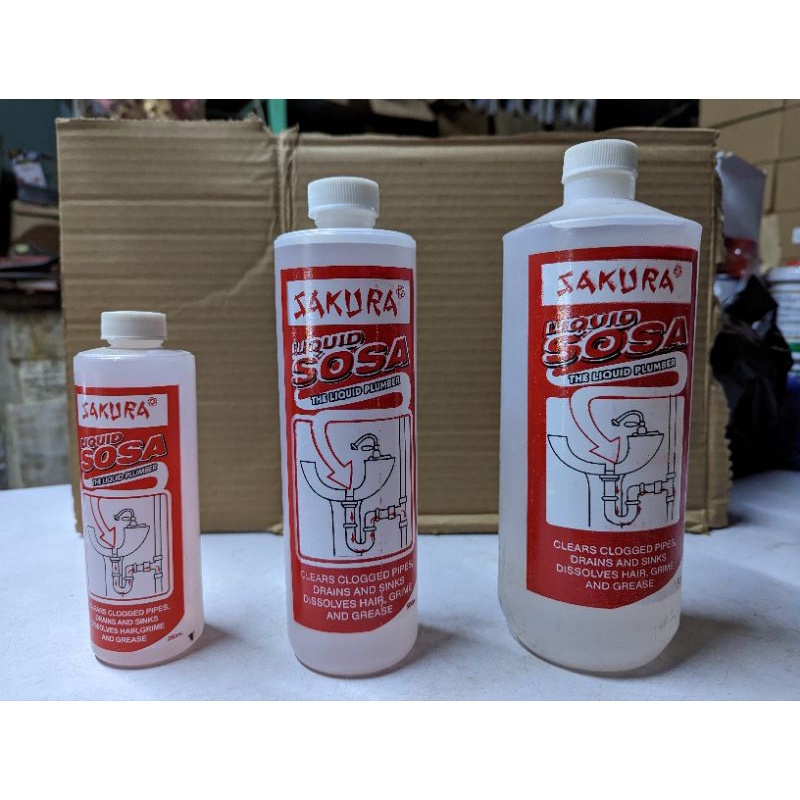 Sosa liquid Sakura ( clogged drainage sink) Shopee Singapore