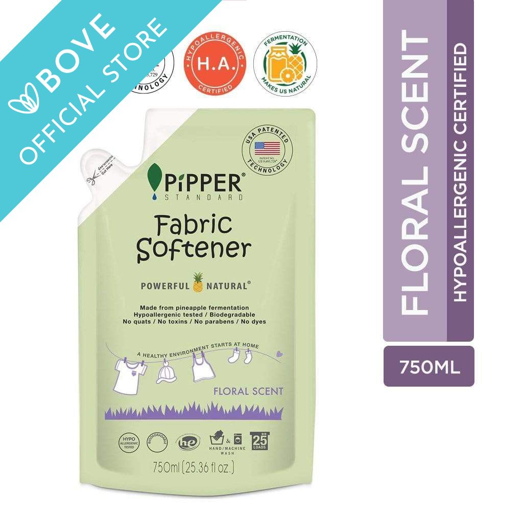 Pipper Standard Fabric Softener Floral Refill 750ml Hypoallergenic