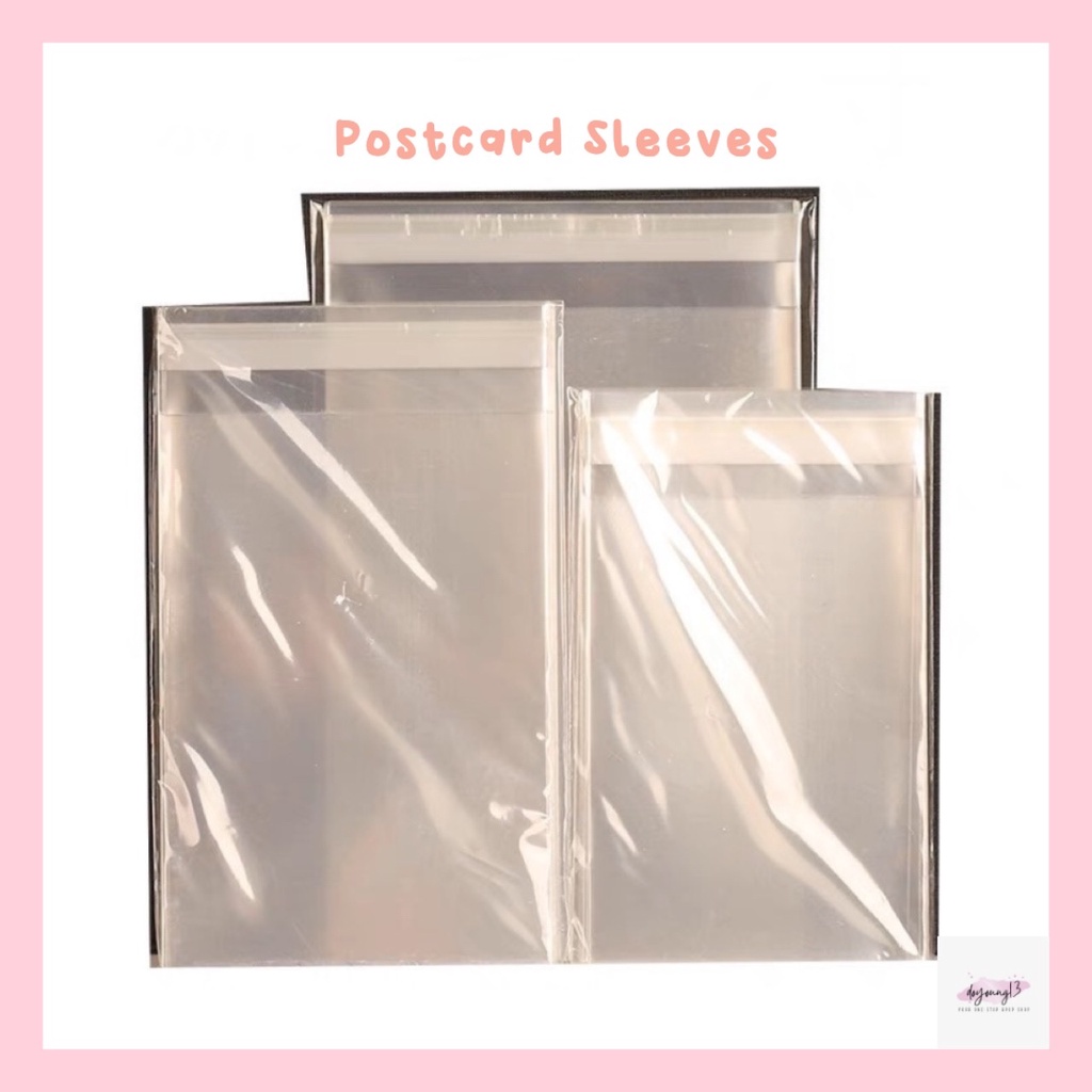 [SG INSTOCK] Postcard Sleeves Kpop Photocard Sleeve Trading Card