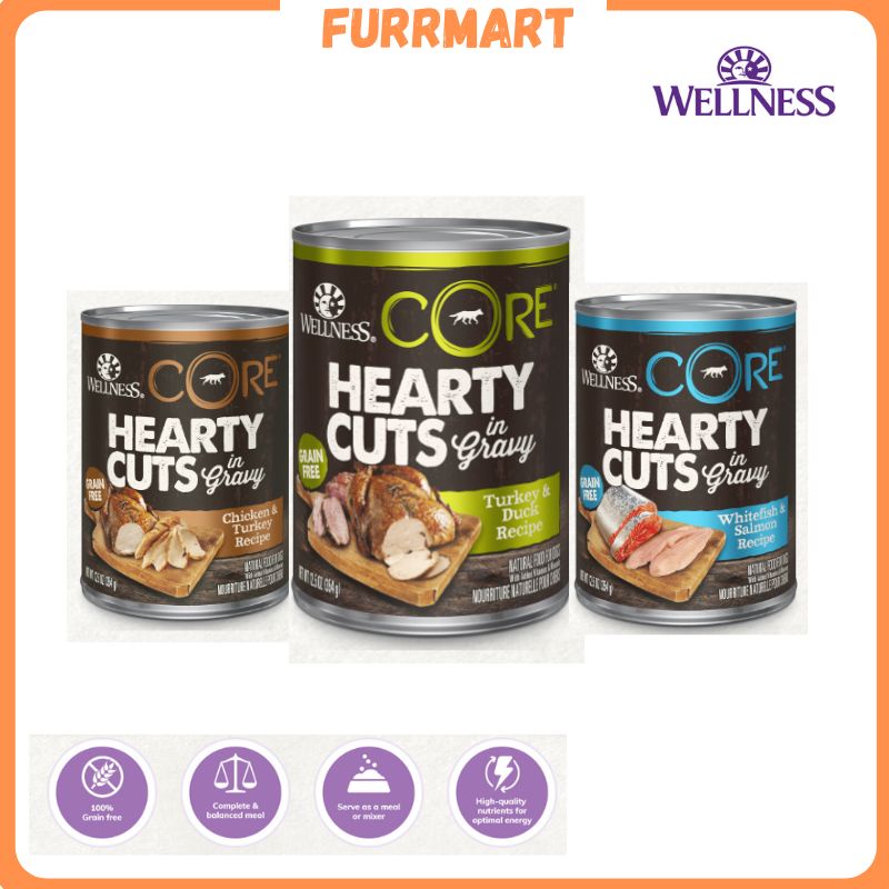 Wellness Core Hearty Cuts Canned Wet DOG Food 12.5oz Shopee Singapore