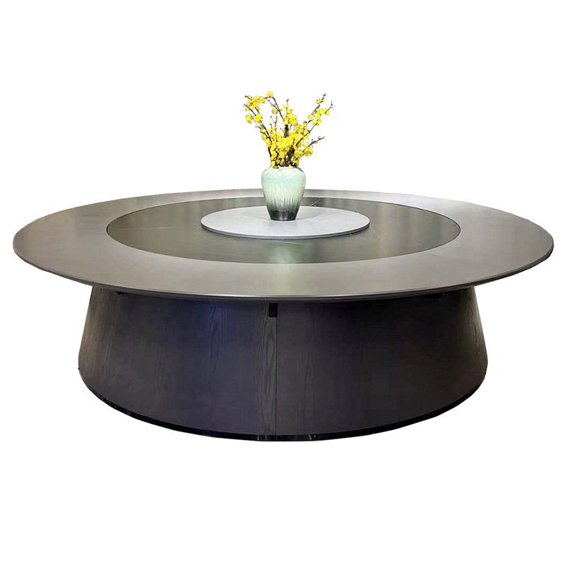 SG Local spot Hotel Electric Dining Table with Turntable Modern