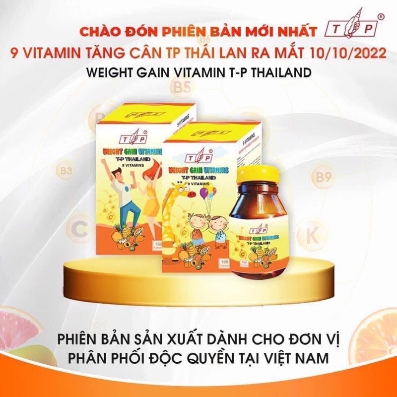 Thailand Weight Gain Vitamins 100 Tablets (Genuine Barcode Check ...