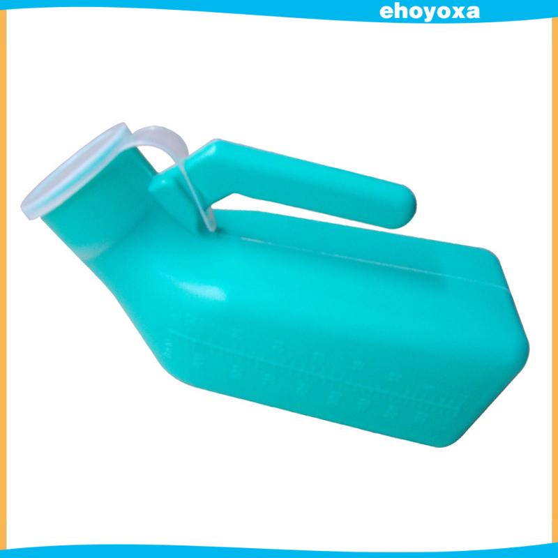 [Ehoyoxa] 1000ml Male Urinal Holder Container Thick with Scale Sturdy