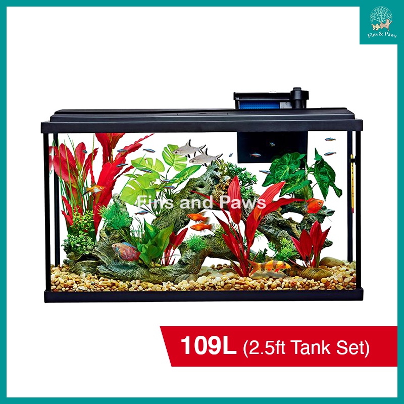 [Resun] 109L Grand Starter Aquarium Tank for Tropical Fishes, Goldfish ...